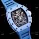 Best Replica Light Blue Richard Mille RM011-FM Baby Blue Last Edition Ceramic Watch For Men (3)_th.jpg
